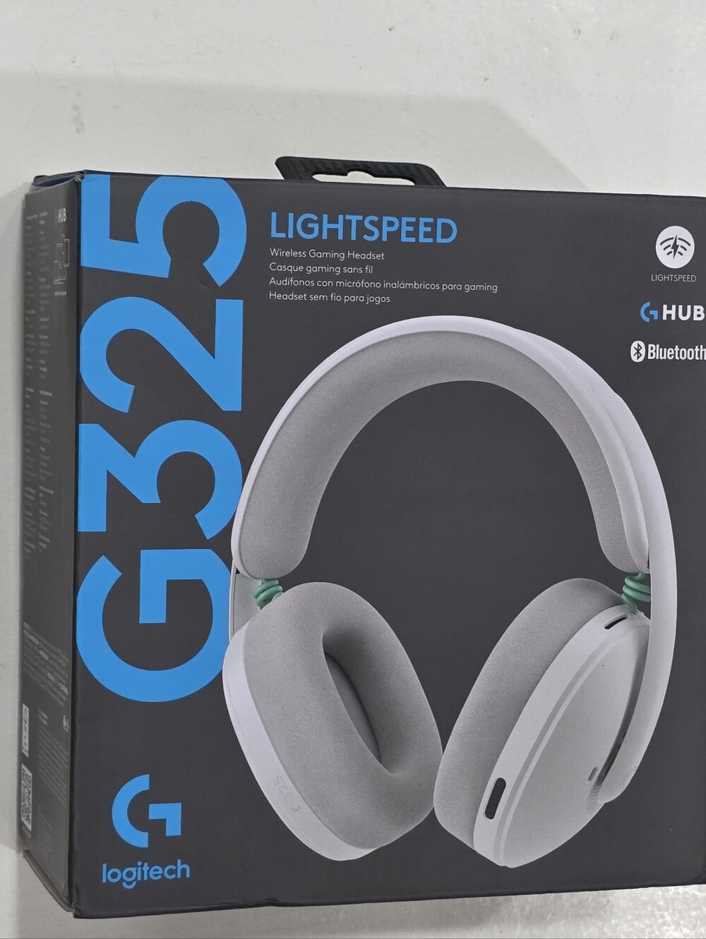 Logitech G325 LIGHTSPEED Wireless Gaming Headset White Bluetooth USB-C New